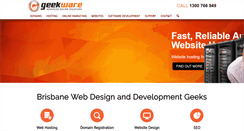 Desktop Screenshot of geekware.com.au